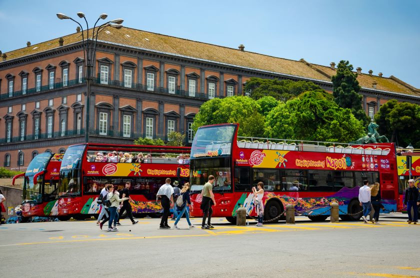 Hop-on-Hop-off bus tour Naples (optinal)